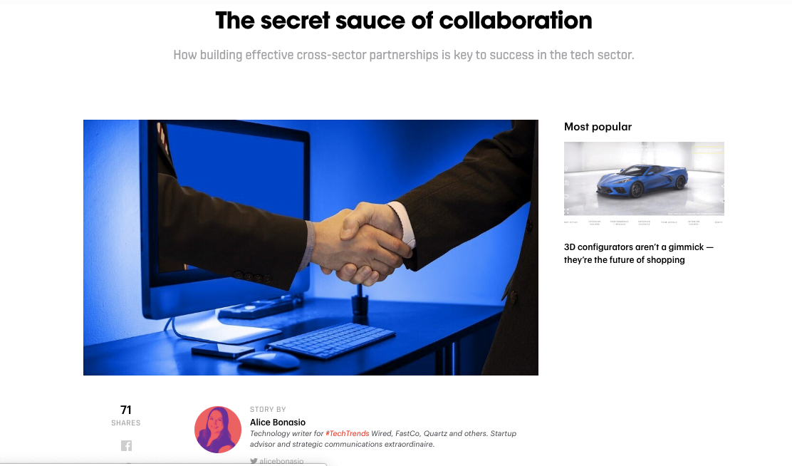 The secret sauce of collaboration