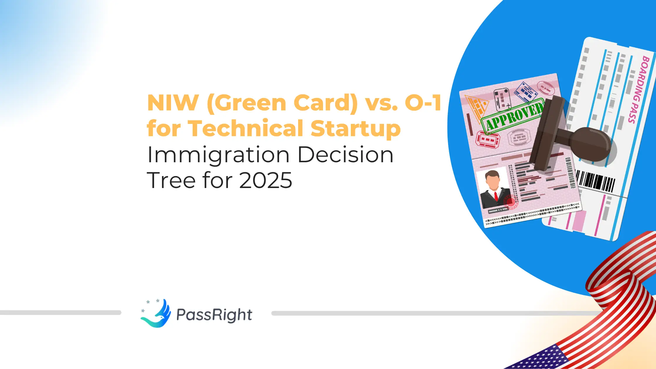 Business founder researching O-1 vs NIW visa requirements in 2025