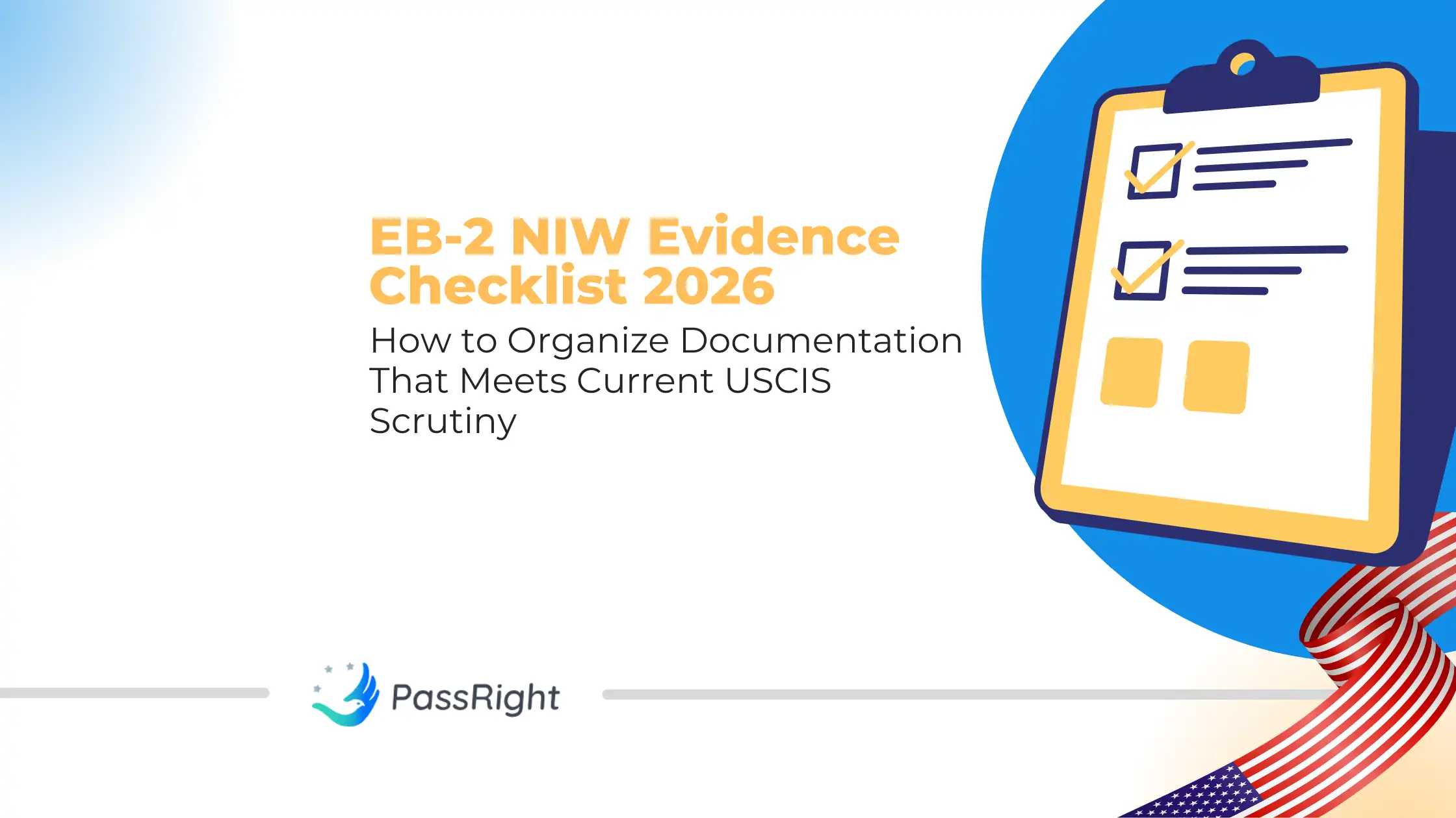 EB-2 NIW Evidence Checklist 2026 article cover